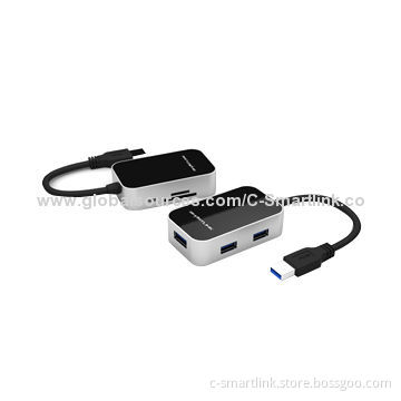 USB3.0 Hub with SD/TF, Supports SD Card and TF Card